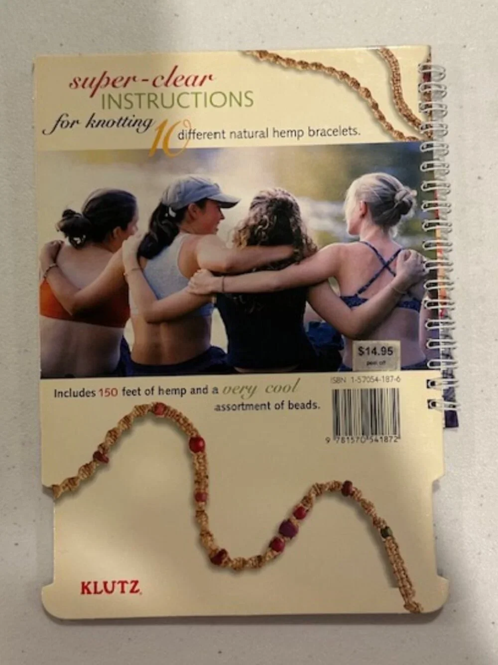 Klutz hemp bracelets